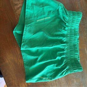 Asics Teal Green Athletic Running Shorts